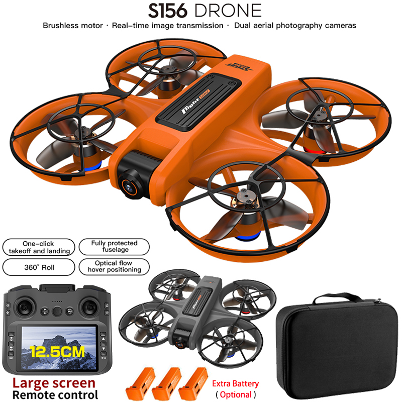 Drone Rc Under 1000 - S156 Drone HD Dual-Camera Luchtfotografie Afstandsbediening