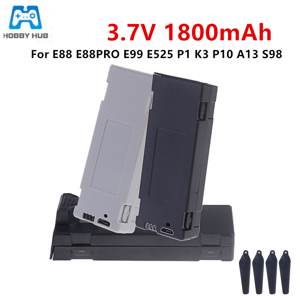 Rc Drone E88 - Voor E88 Batterij Oplaadbare Batterij 3.7V