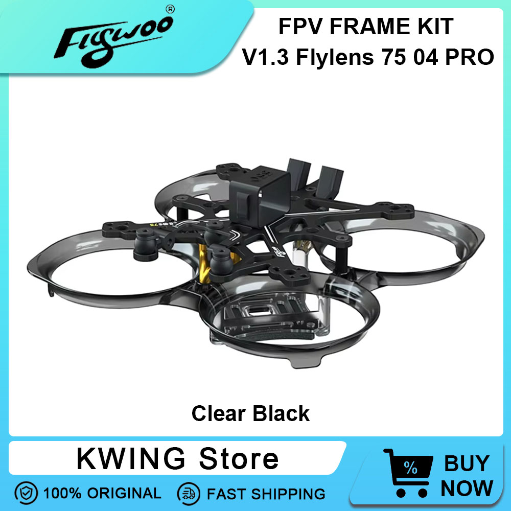 Quadcopter Frame - Flywoo Flylens 75 Frame Kit 1.6