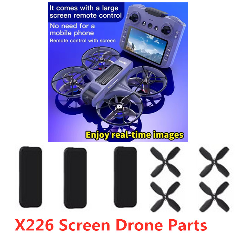 Drone Rc X226 - X226 Drone Batterij X226 Propellerblad 3.7V