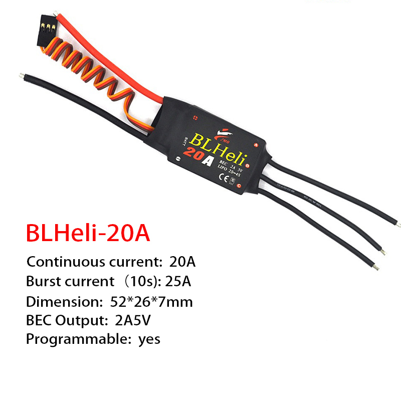 1-3 Stuks Borstelloze ESC BLHe - Drone Rc1 recensie en prijs