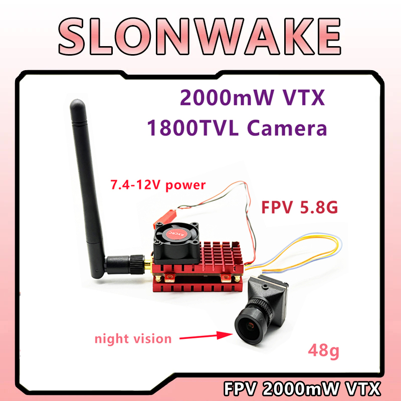 SLONWAKE 2W 2000mW 5.8G VTX Tr - Quadcopter Frame recensie en prijs