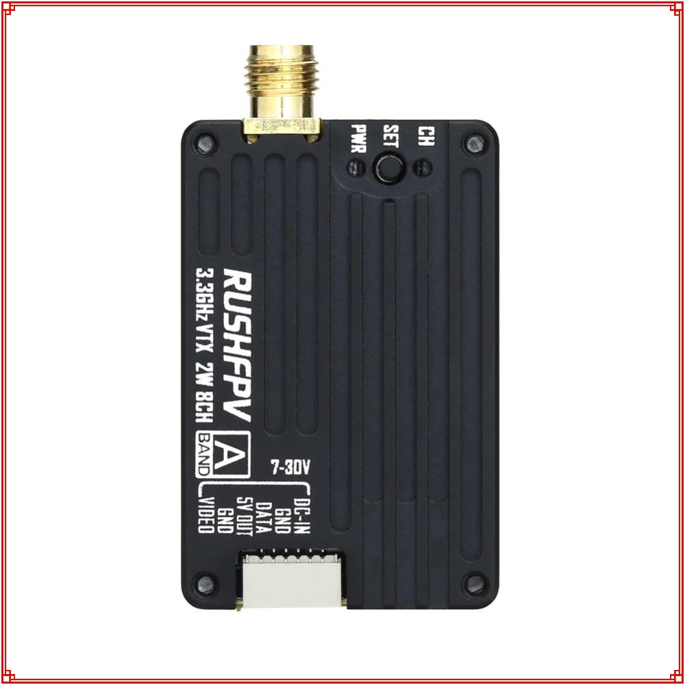 2026 Nieuwe RUSHFPV 3.3G 2W VT - Drone Rc Controller And Receiver recensie en prijs
