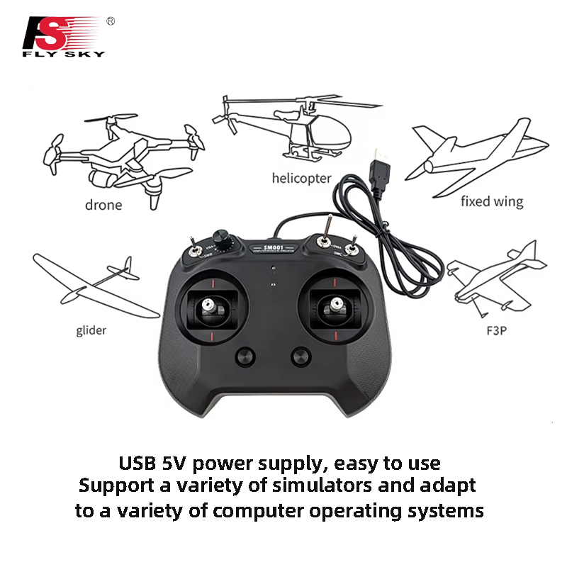 Flysky SM001 8CH RC Vliegsimul - Drone Rc Simulator recensie en prijs