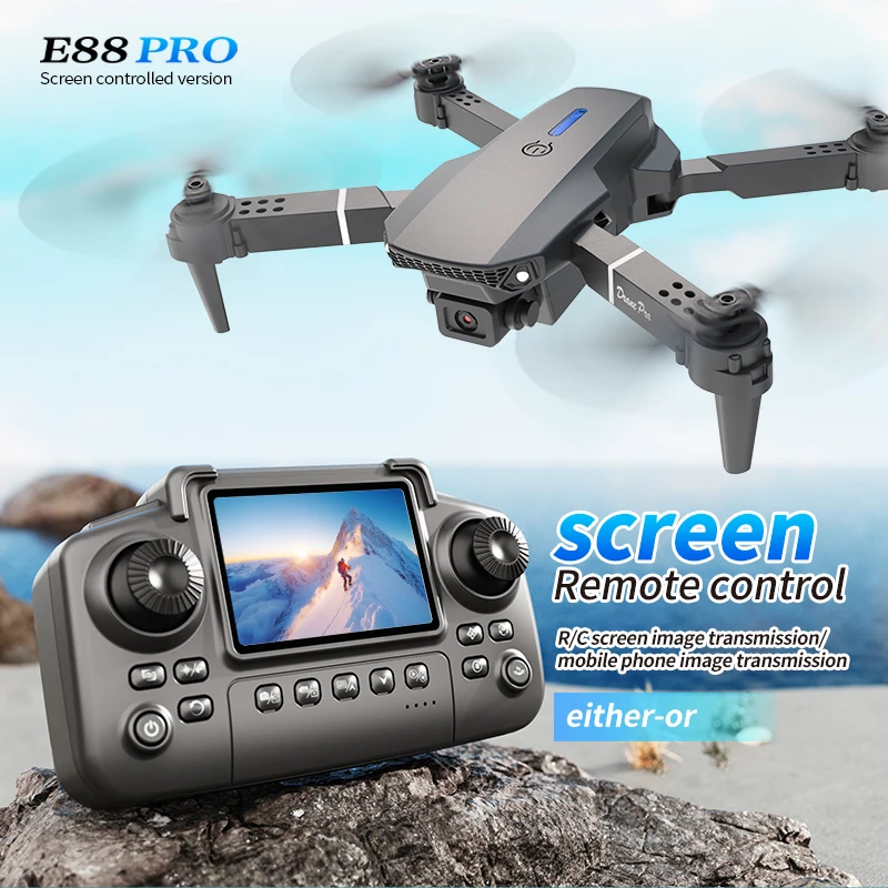 Professionele E88 PRO Drone me - Rc Drone E88 recensie en prijs