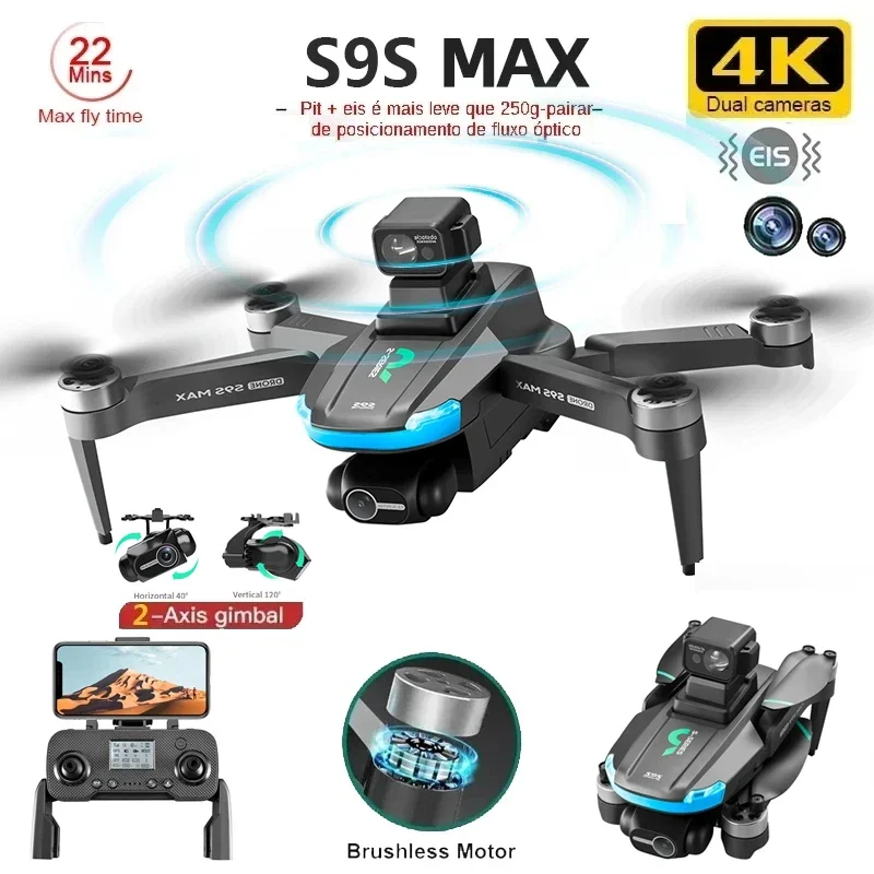 NIEUWE S9S MAX MINI Drone 4K 2 - Gps Module Drone recensie en prijs