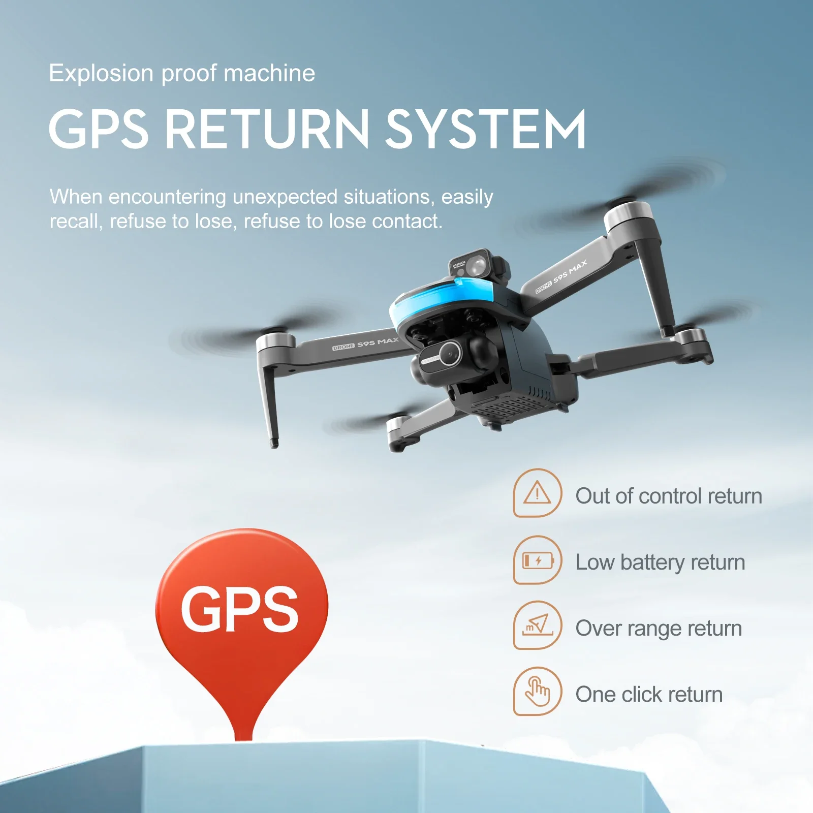 NIEUWE S9S MAX MINI Drone 4K 2 - Gps Module Drone recensie en prijs