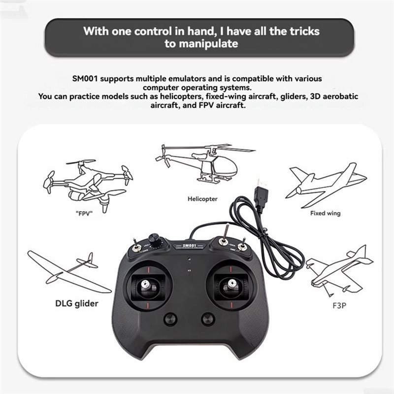 SQPP-FS-SM001 6CH Voor RC FPV  - Drone Rc Simulator recensie en prijs