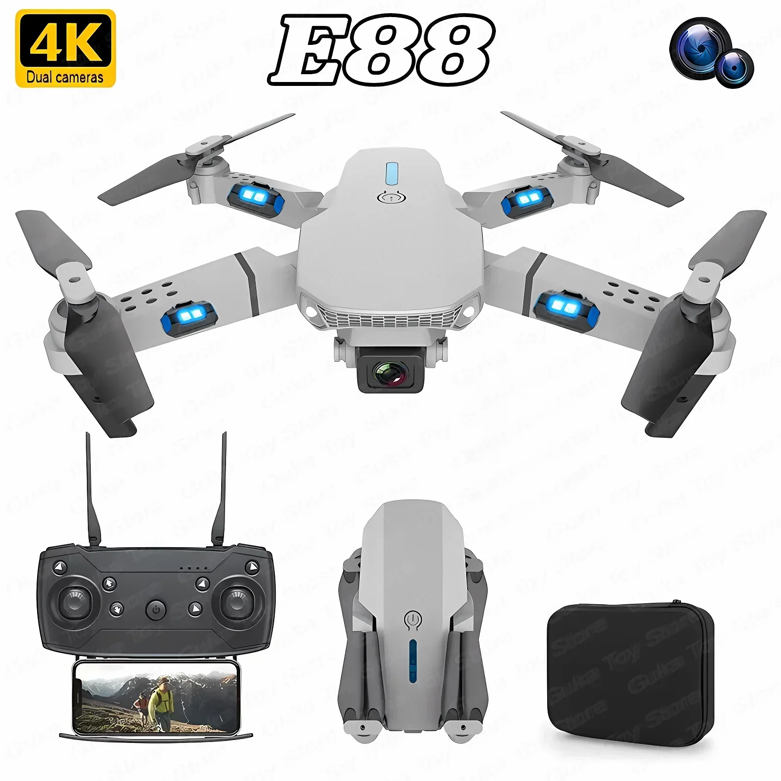 E88 Pro WIFI FPV Drone Grootho - Rc Drone E88 recensie en prijs