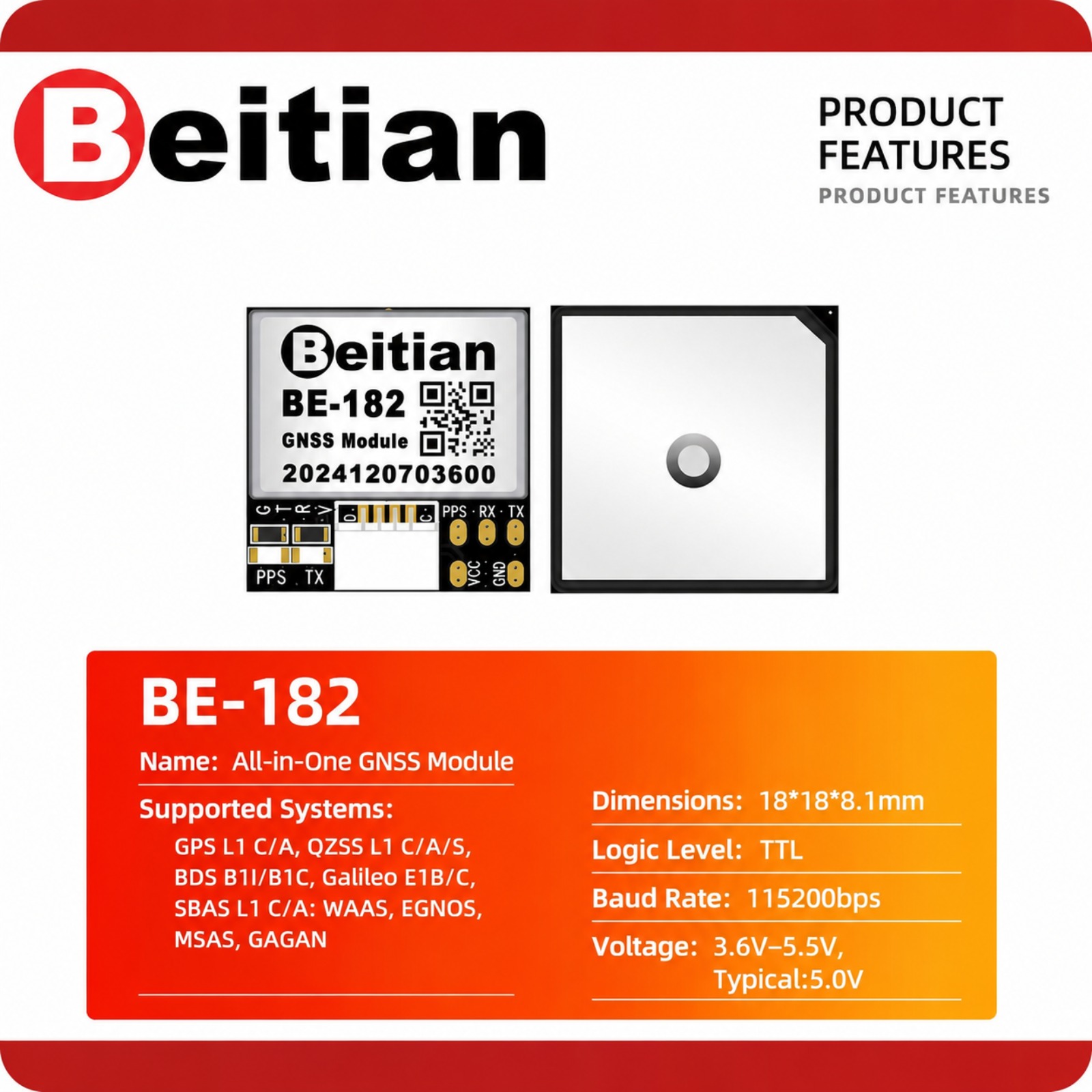 Beitian M10 Triple Mode GNSS-k - Gps Module Drone recensie en prijs