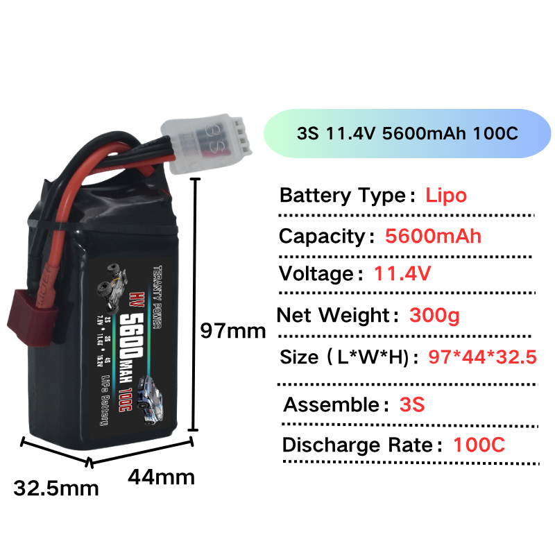 1/2/4 stuks TERANTY 3S 5600mAh - Drone Mjx Rc recensie en prijs
