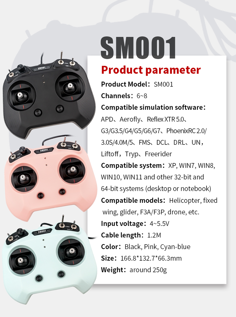 Flysky SM001 6/8CH RC Simulato - Drone Rc Simulator recensie en prijs