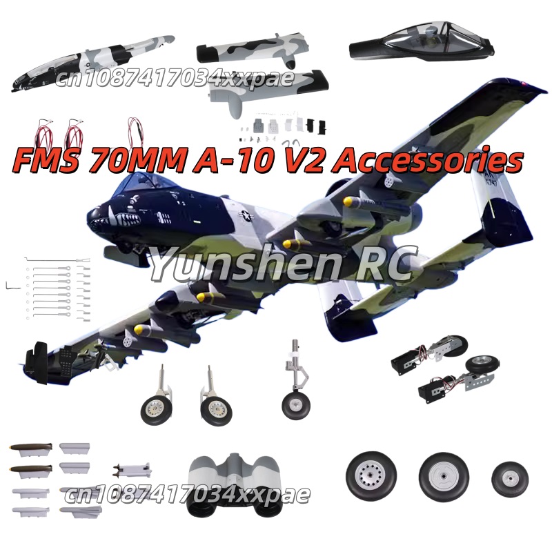 FMS 70MM EDF A-10 V2 RC Vliegt - Plane Drone Rc recensie en prijs