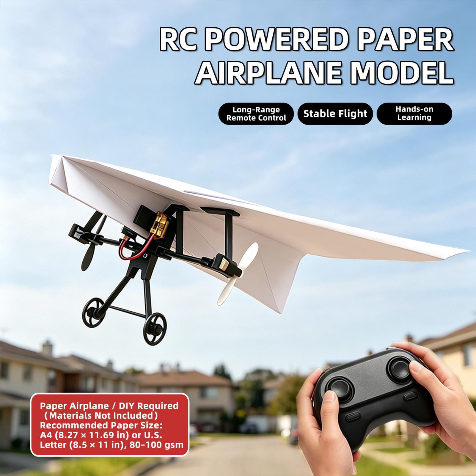 DIY RC Papieren Vliegtuig Kit  - Plane Drone Rc recensie en prijs