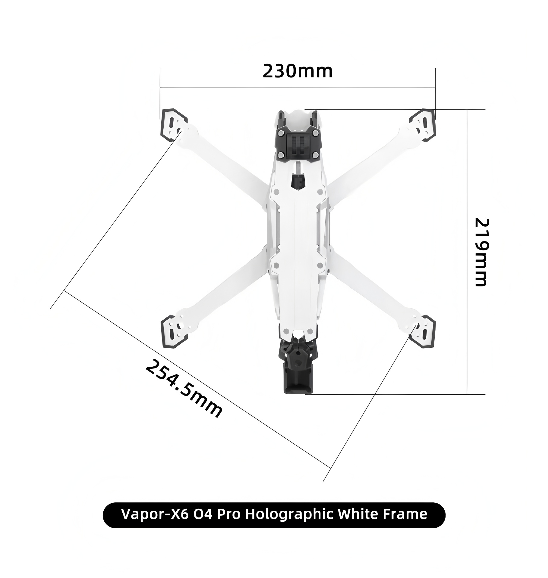 GEPRC Vapor D5/x5/x6 O4 Pro Fr - Quadcopter Frame recensie en prijs