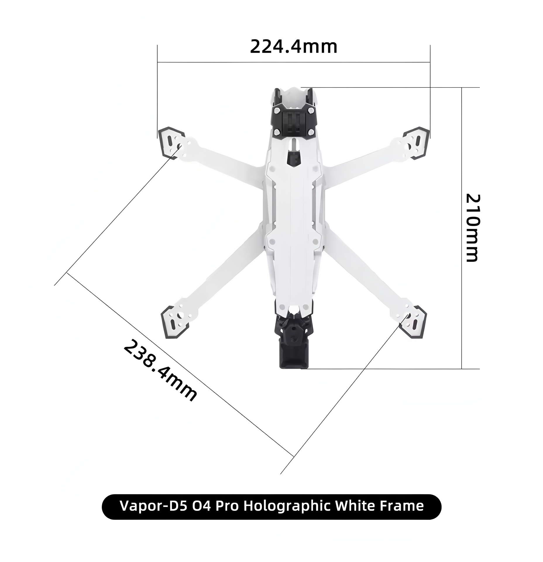 GEPRC Vapor D5/x5/x6 O4 Pro Fr - Quadcopter Frame recensie en prijs